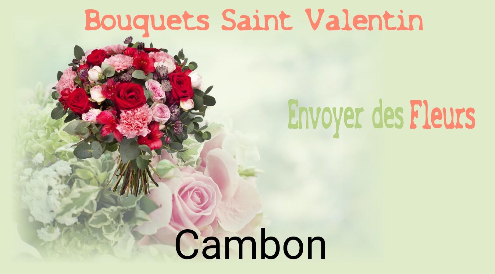 Roses de Saint-Valentin livrées à Cambon